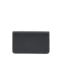 Maison Margiela Men Grained Leather Cardholder With Flap