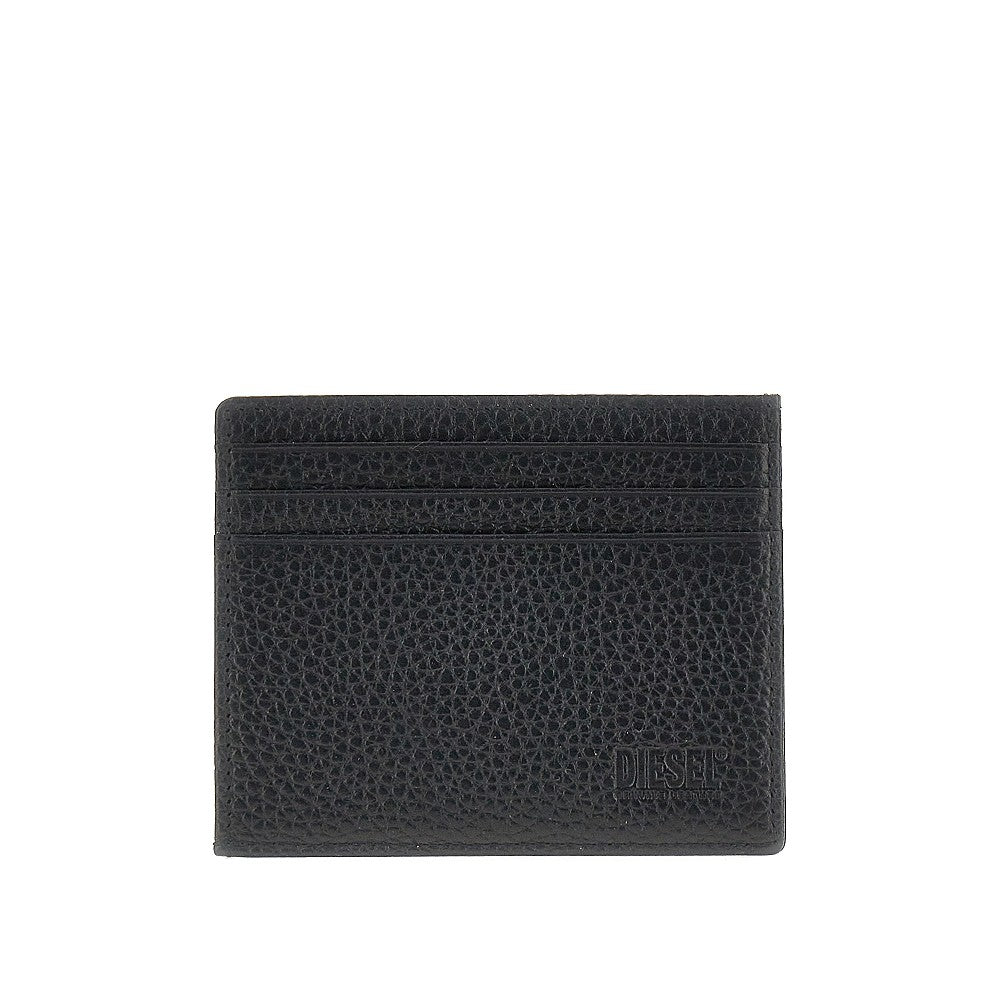 Diesel Men Grained Leather Cardholder