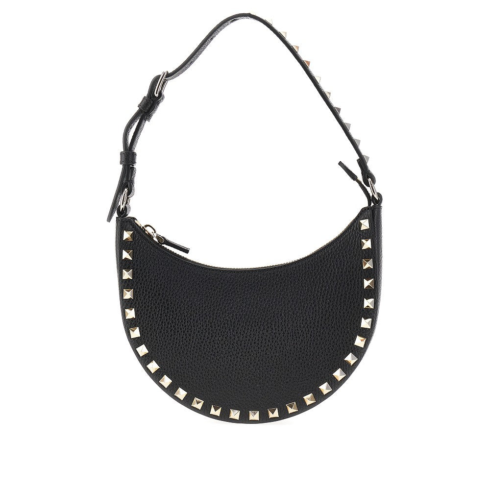 Valentino Garavani Women Grain Leather Mini 'Rockstud' Hobo Bag