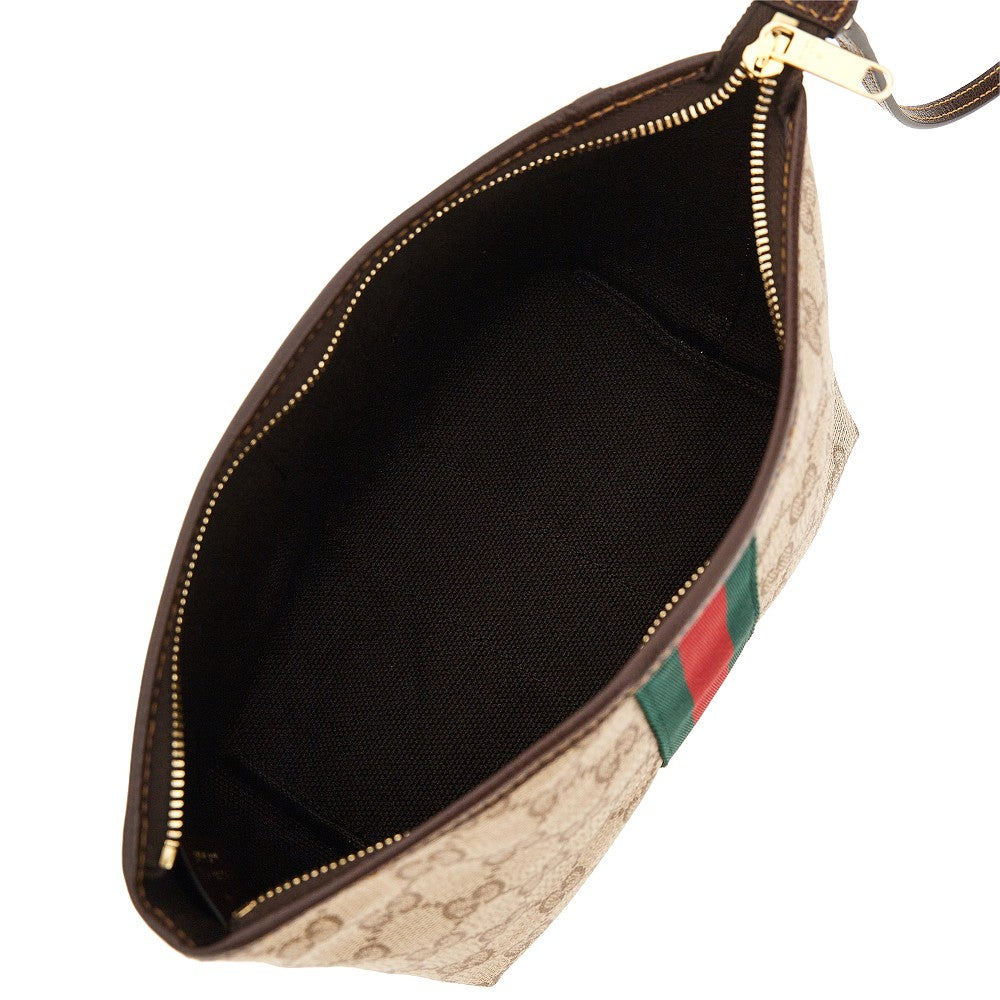 GUCCI Gucci Women Gg Fabric Small Pouch With Web Ribbon