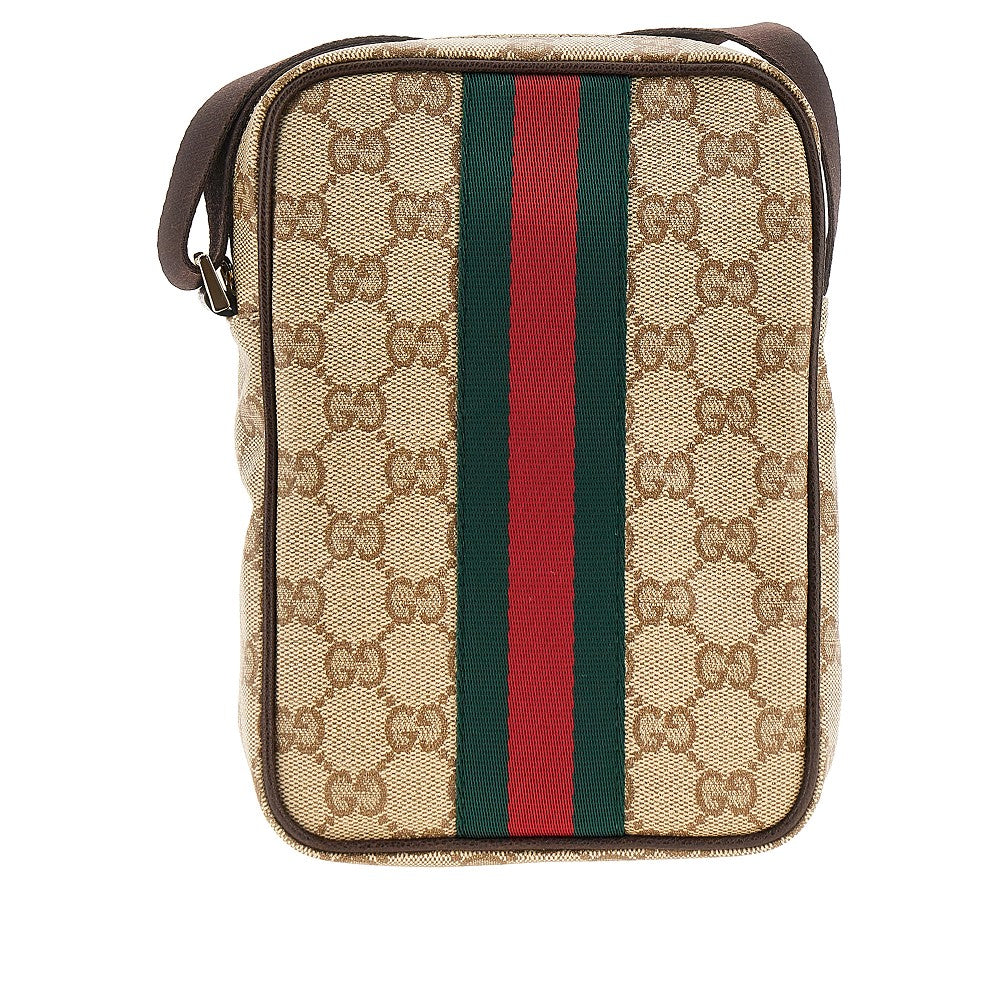 GUCCI Gucci Men Gg Supreme Crossbody Mini Bag