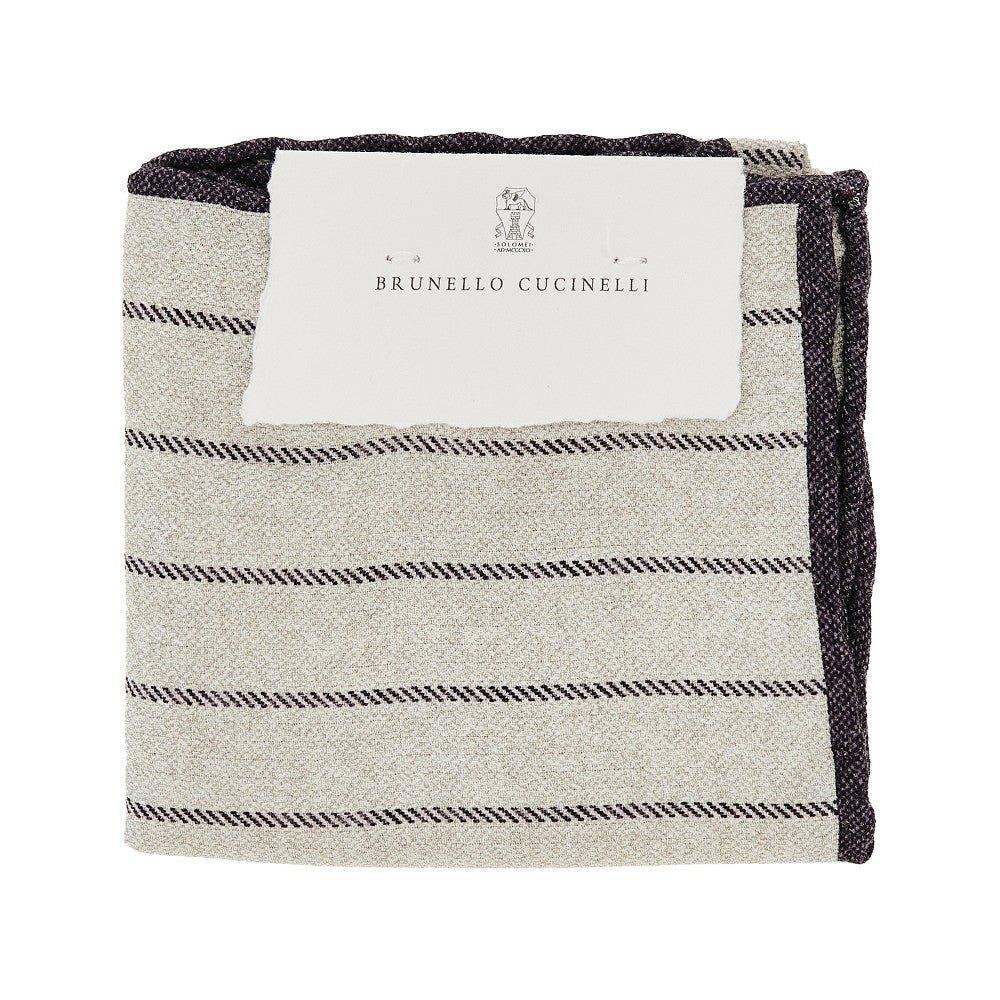 BRUNELLO CUCINELLI Brunello Cucinelli Men Jacquard Silk Pocket Square