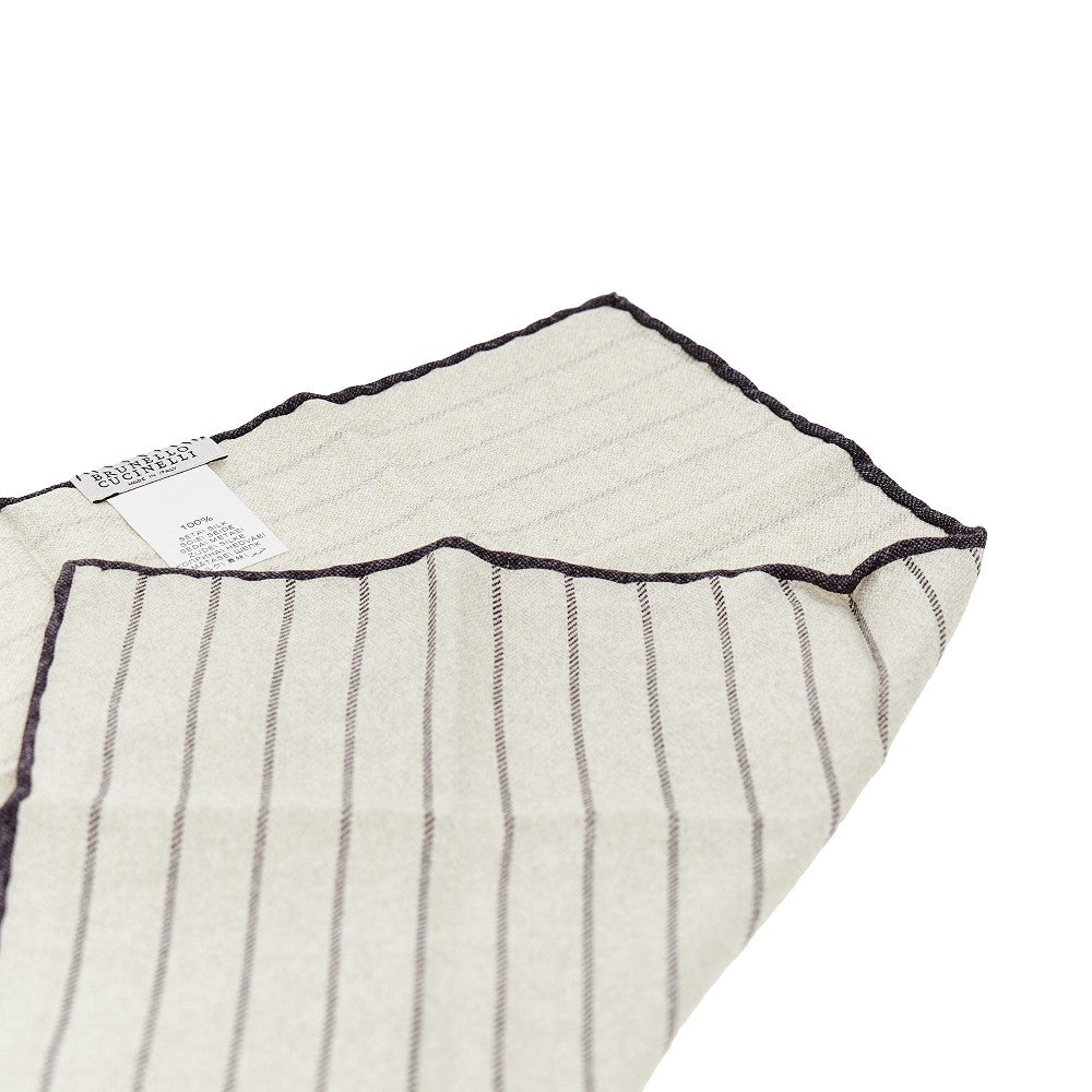 BRUNELLO CUCINELLI Brunello Cucinelli Men Jacquard Silk Pocket Square