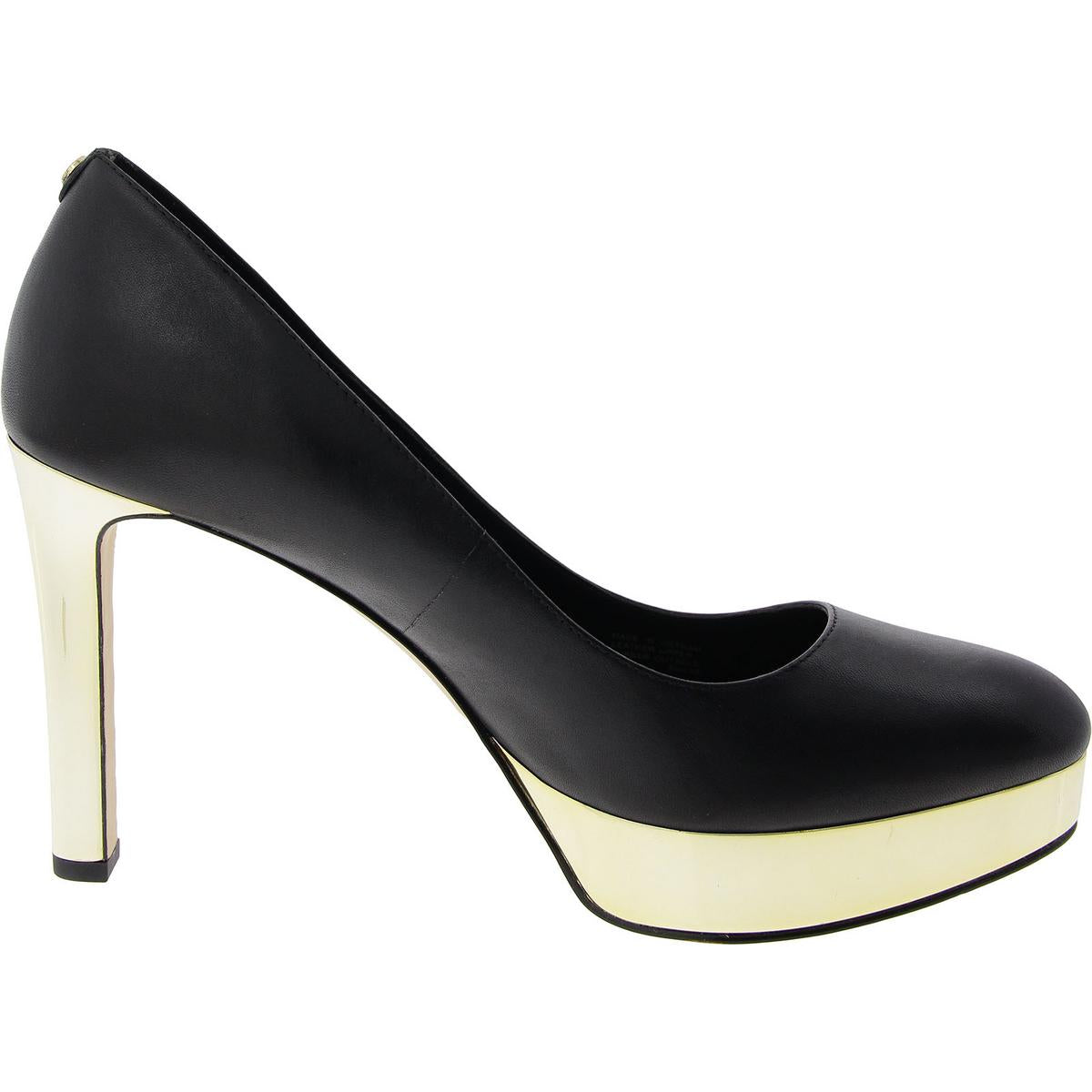 Womens Logo Leather Pumps