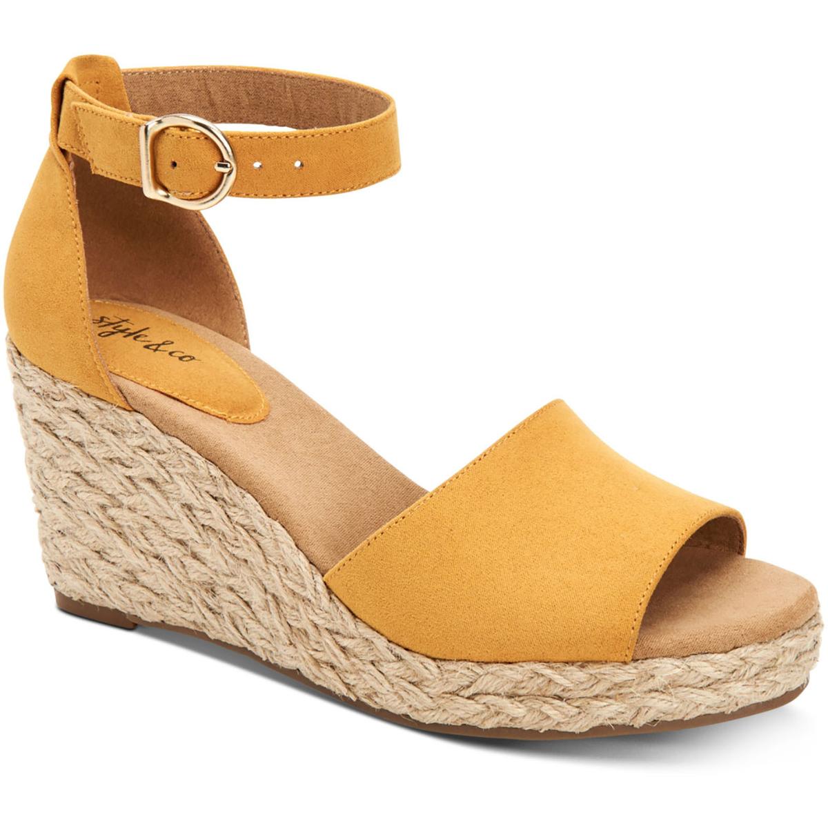 Seleeney Womens Dressy Open Toe Wedge Sandals