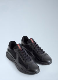 Prada Prada Men America’S Cup Lace-Up Sneakers