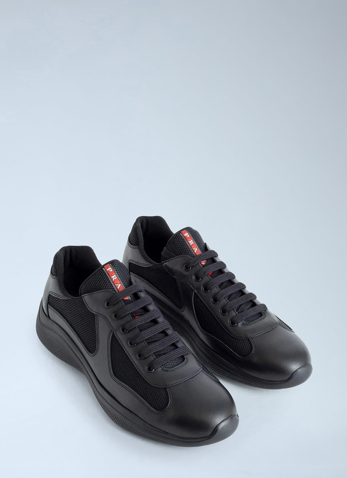 Prada Prada Men America’S Cup Lace-Up Sneakers