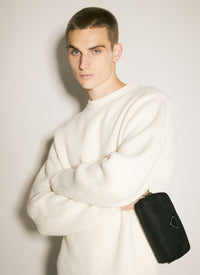 Prada Men Re-Nylon And Saffiano Leather Cosmetic Case