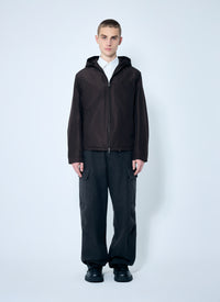 Prada Men Silk Hooded Jacket