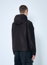Prada Men Silk Hooded Jacket