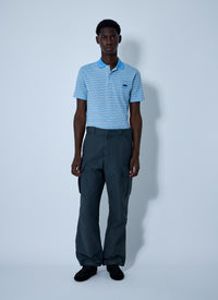 Prada Prada Men Logo Motif Polo Shirt