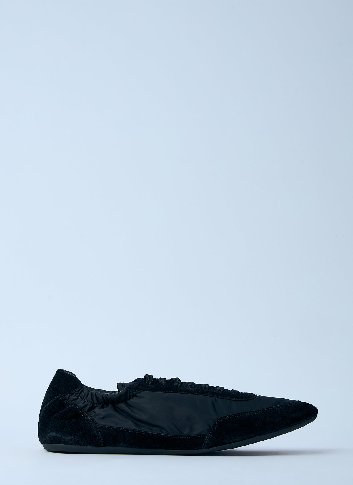 Prada Prada Men Collapse Re-Nylon And Suede Sneakers