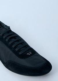 Prada Prada Men Collapse Re-Nylon And Suede Sneakers