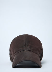 Prada Men Logo Plaque Baseball Cap