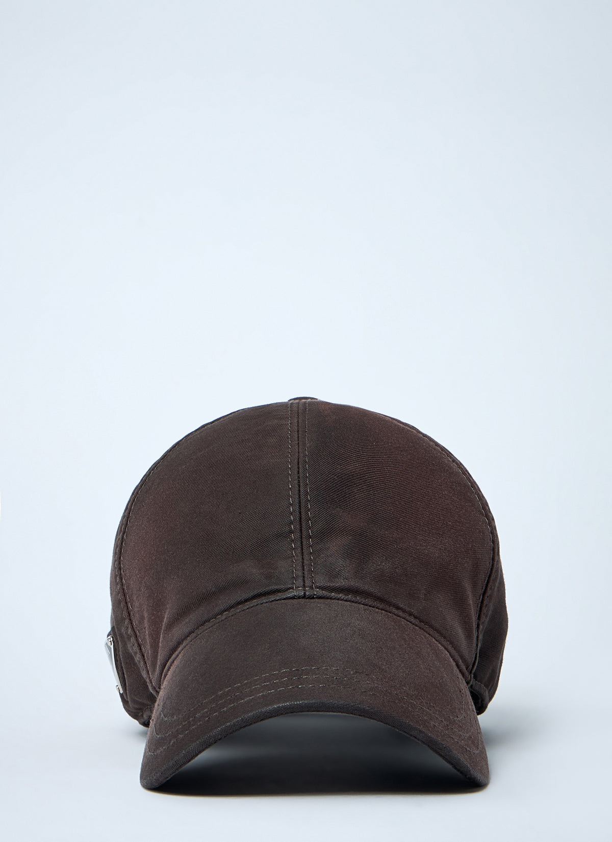 Prada Men Logo Plaque Baseball Cap
