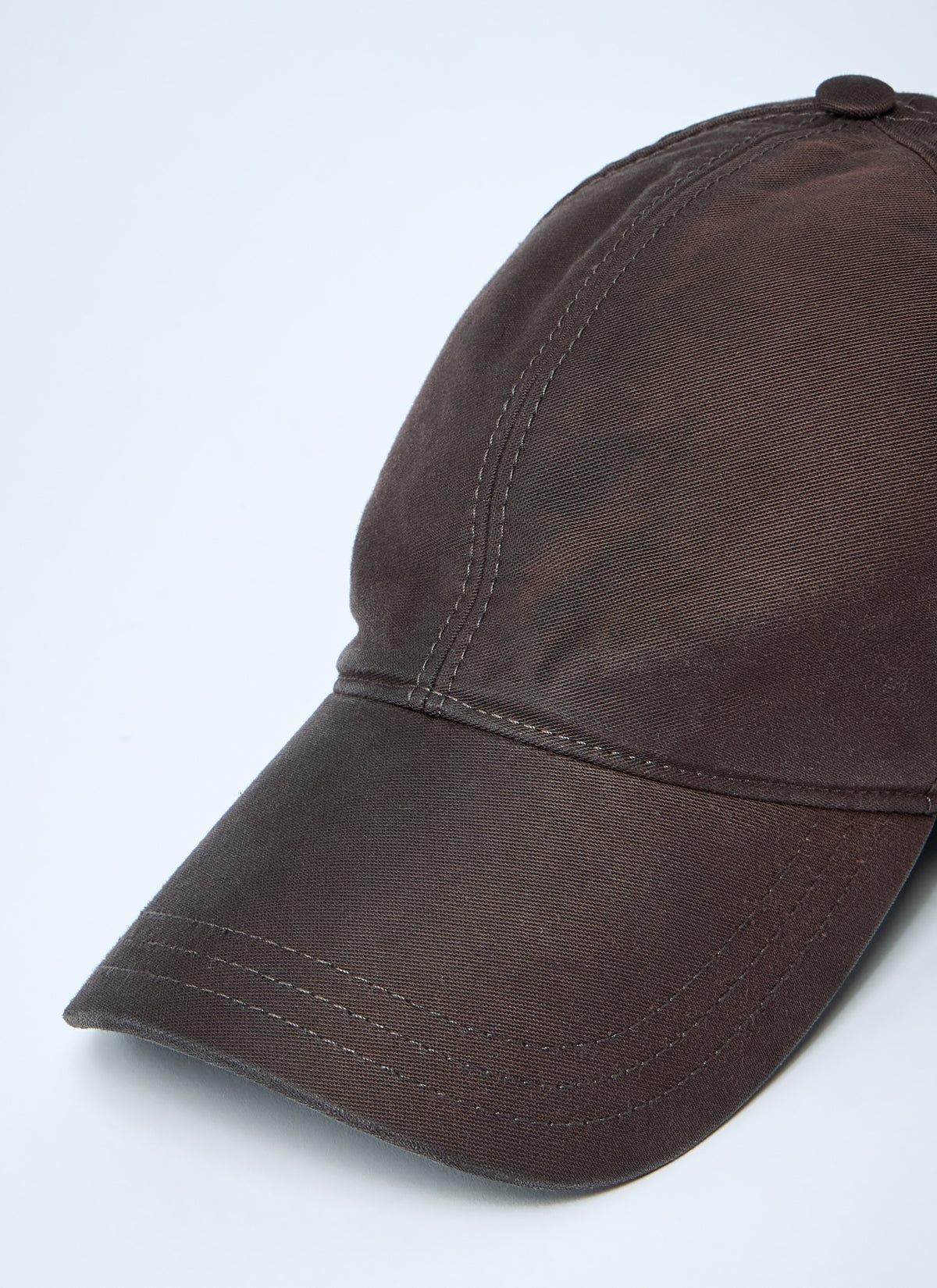 Prada Men Logo Plaque Baseball Cap