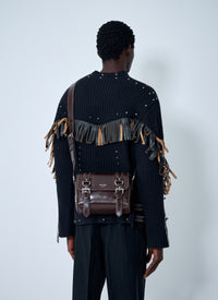 Prada Men Leather Explore Crossbody Bag