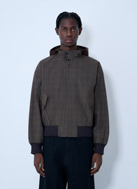 Prada Men Hooded Wool Jacket