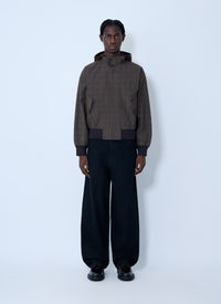 Prada Men Hooded Wool Jacket