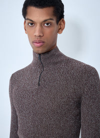 Prada Prada Men High Neck Zip Sweater