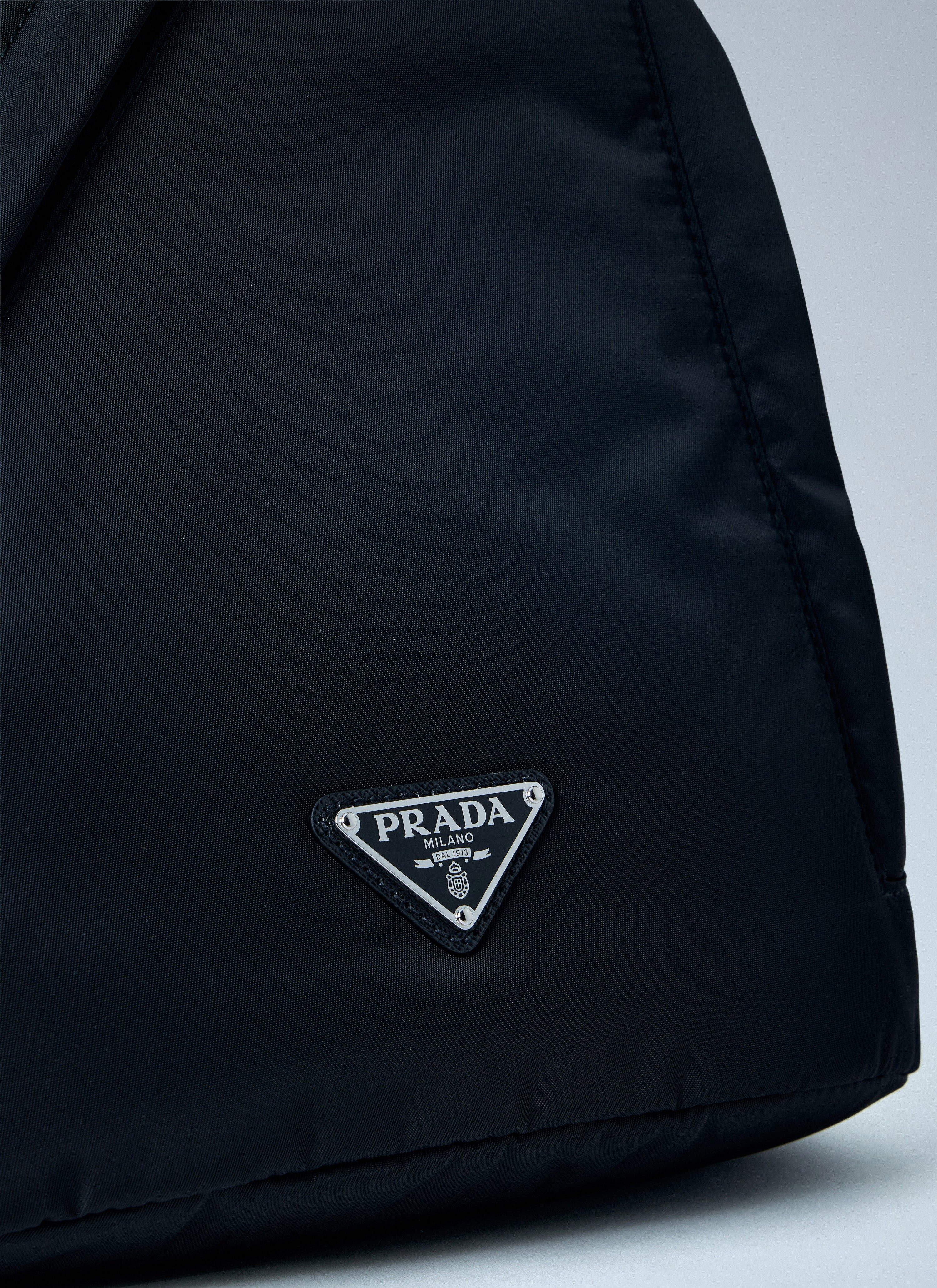 Prada Men Asymmetric Nylon Sling Bag