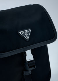 Prada Men Re-Nylon And Saffiano Leather Shoulder Bag
