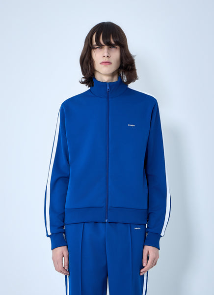 Prada Men Zip-Front Track Jacket – Bluefly