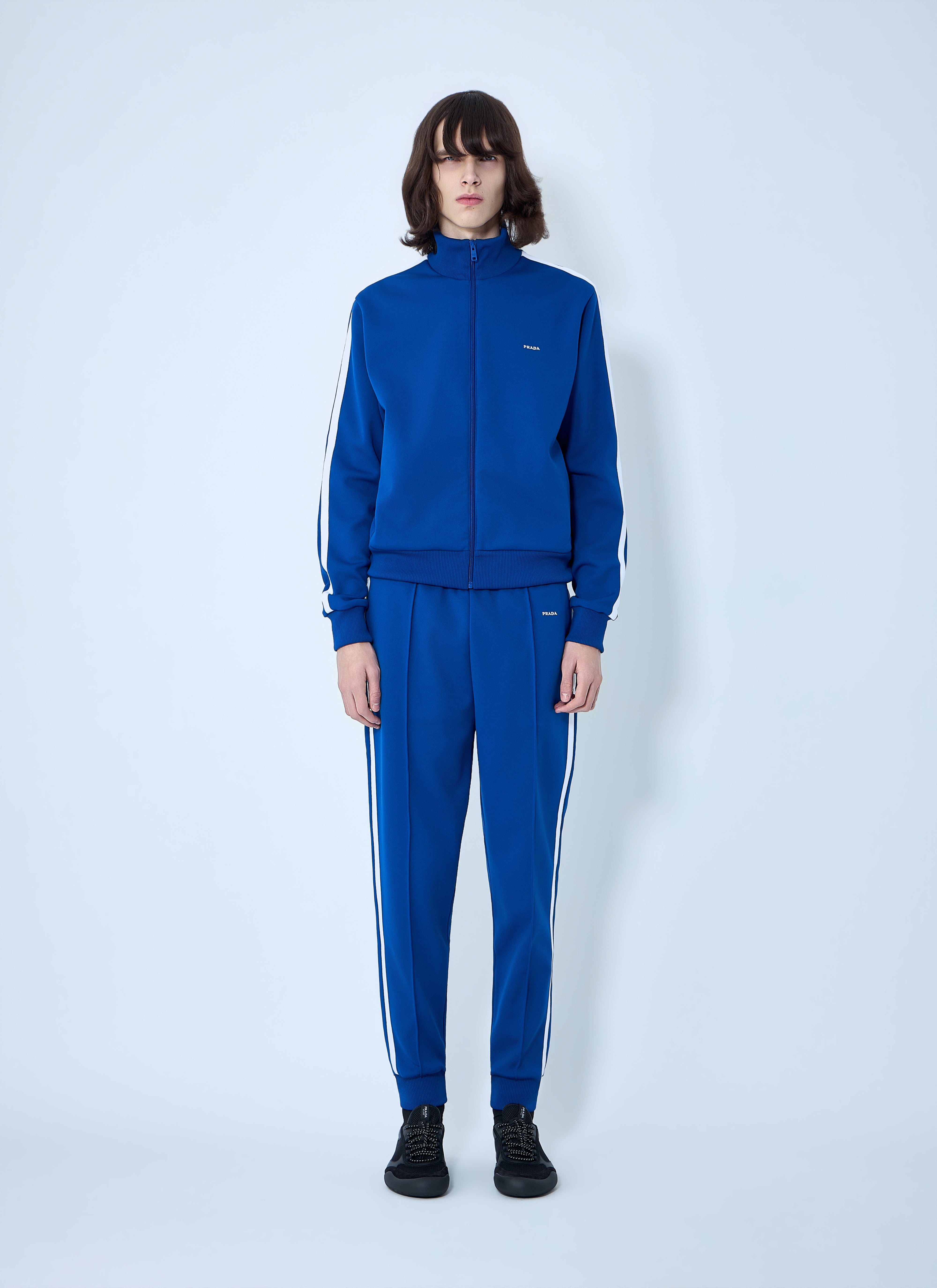 Prada Men Zip-Front Track Jacket – Bluefly