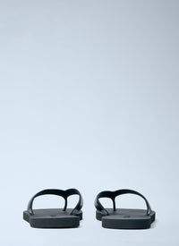 Prada Men Logo-Embossed Leather Flip-Flop Sandals