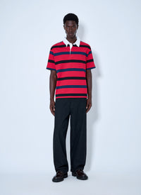 Prada Prada Men Short-Sleeved Cotton Polo Shirt
