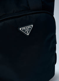 Prada Prada Men Re-Nylon Logo-Plaque Tote Bag