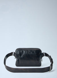 Prada Prada Men Distressed Nappa Leather Shoulder Bag