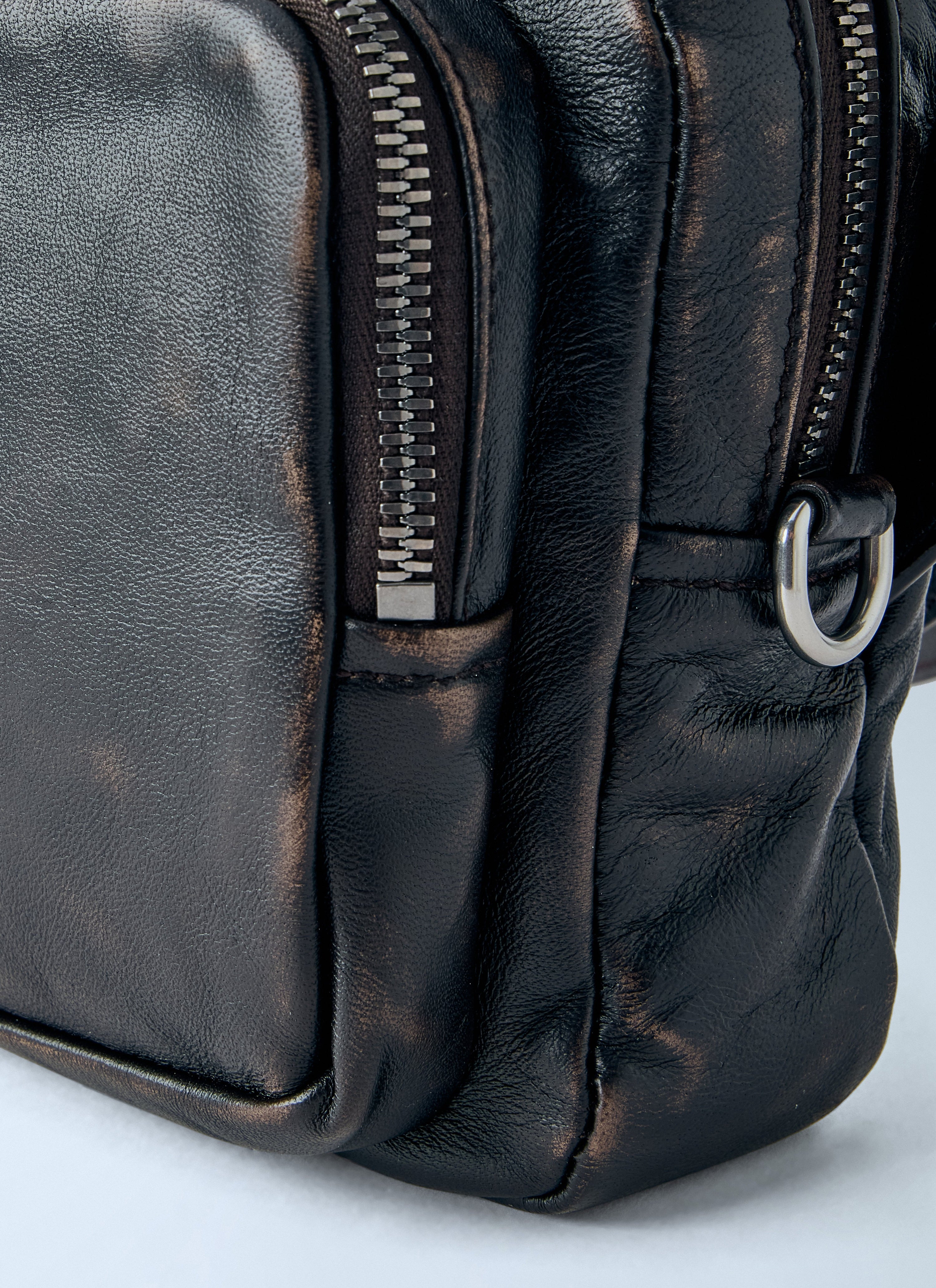 Prada Prada Men Distressed Nappa Leather Shoulder Bag