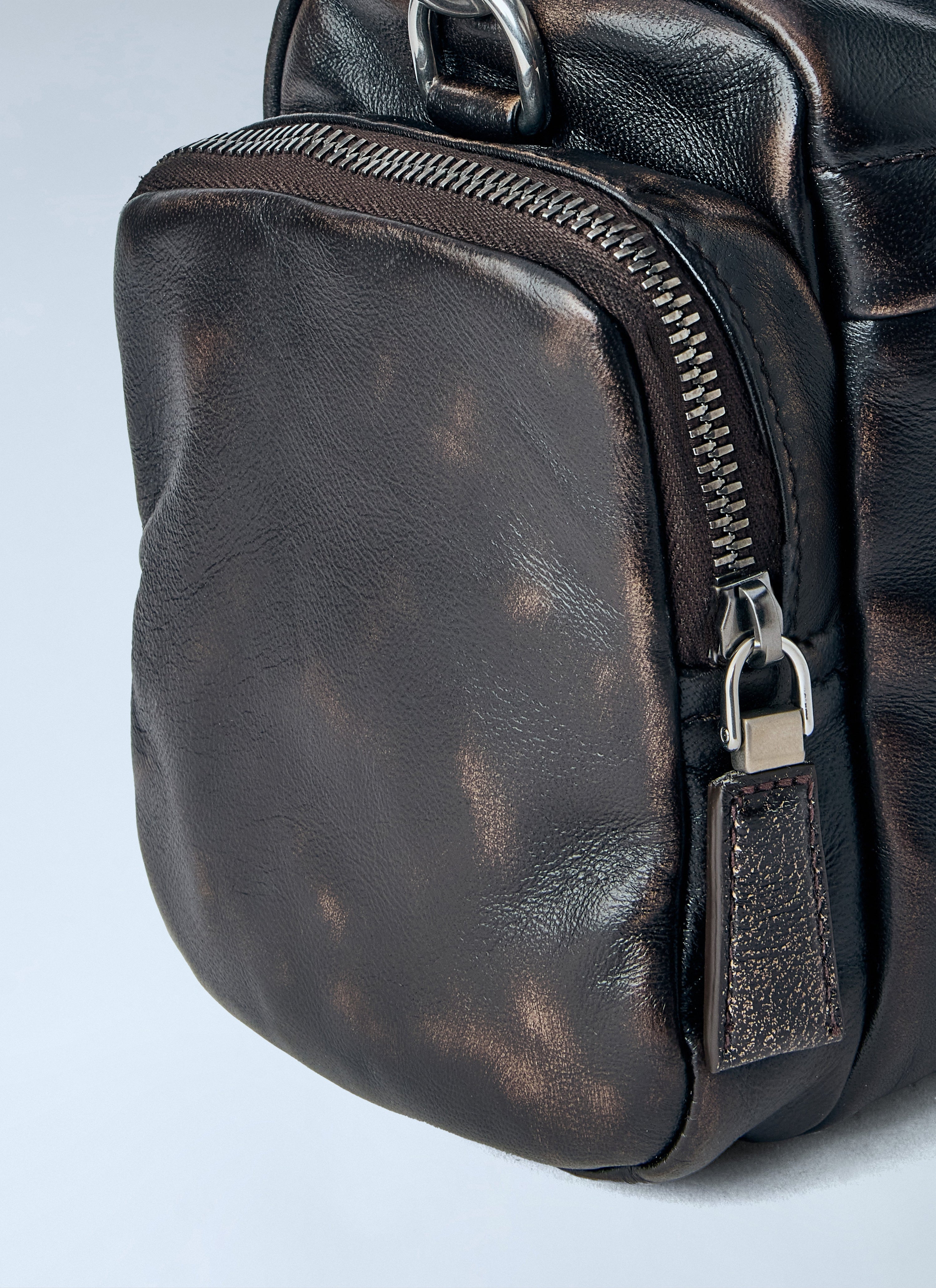 Prada Prada Men Distressed Nappa Leather Shoulder Bag