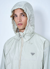 Prada Men High-Neck Zip Jacket