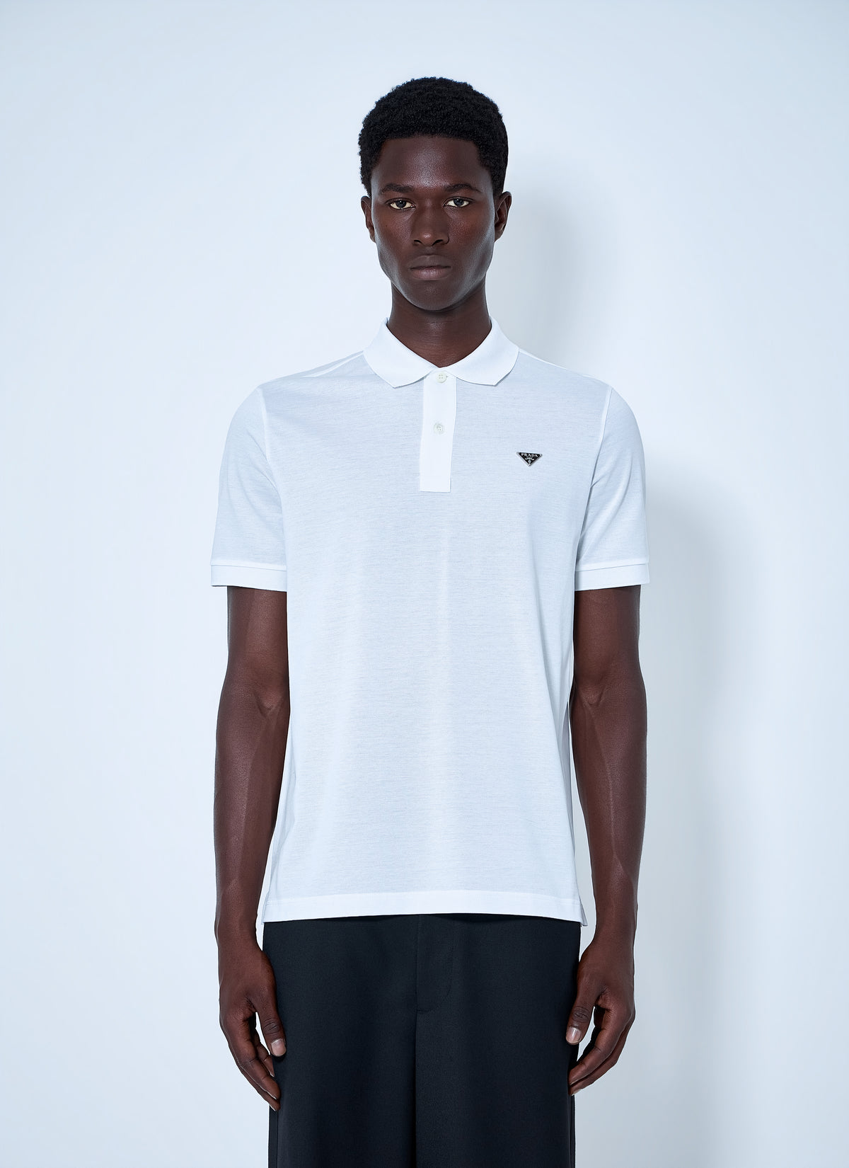 Prada Men Logo Polo Shirt