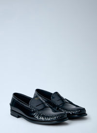 Prada Prada Men Brushed Leather Loafers