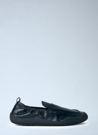Prada Prada Men Leather Slip-On Loafers