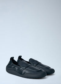 Prada Prada Men Leather Slip-On Loafers