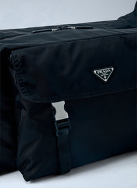 Prada Men Explore Re-Nylon And Leather Duffel Bag