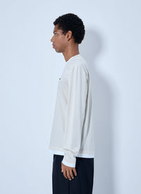 Prada Men Long- Sleeve Cotton T-Shirt