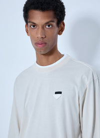 Prada Men Long- Sleeve Cotton T-Shirt