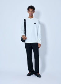 Prada Men Long Sleeve Logo Sweatshirt