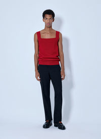 Prada Men Shetland Wool Tank Top