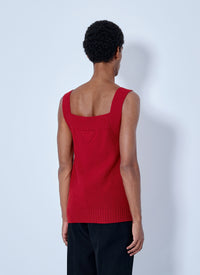 Prada Men Shetland Wool Tank Top