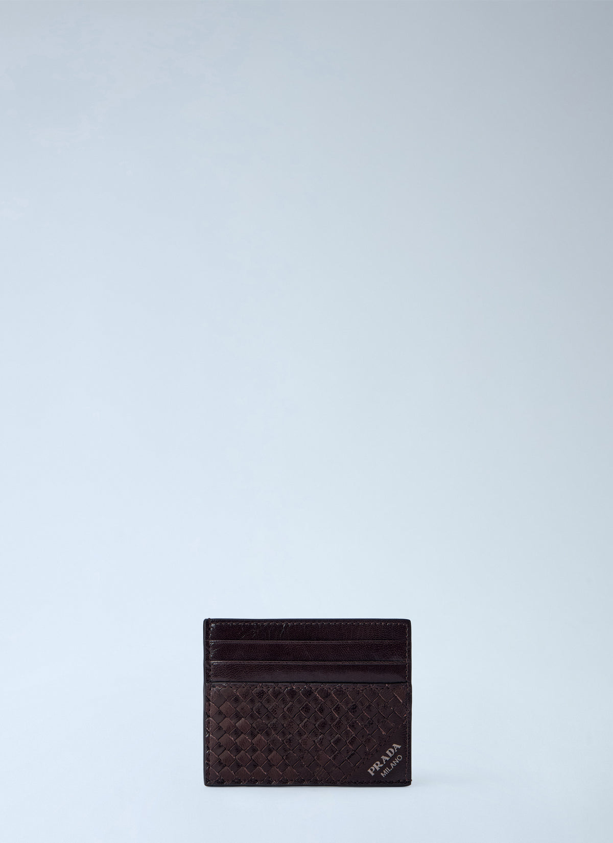 Prada Men Leather Card Holder