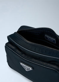 Prada Prada Men Re-Nylon And Saffiano Leather Crossbody Bag