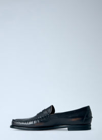 Prada Men Antiqued Leather Loafers