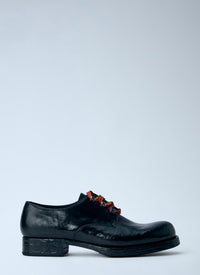 Prada Prada Men Antiqued Leather Lace-Ups