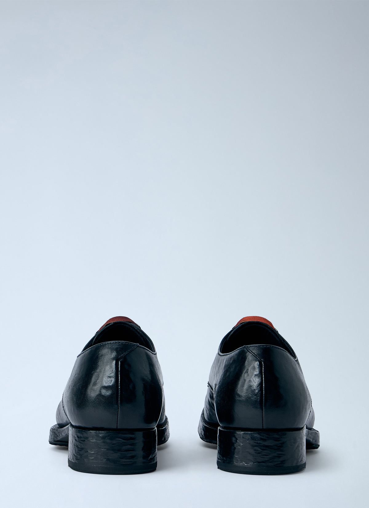 Prada Prada Men Antiqued Leather Lace-Ups